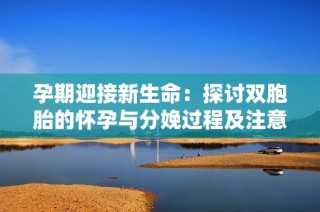 孕期迎接新生命：探討雙胞胎的懷孕與分娩過程及注意事項