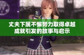 丈夫下屬不懈努力取得卓越成就引發(fā)的故事與啟示