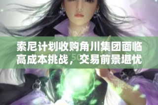 索尼計劃收購角川集團面臨高成本挑戰(zhàn)，交易前景堪憂