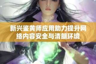 新興鑒黃師應用助力提升網絡內容安全與清朗環境