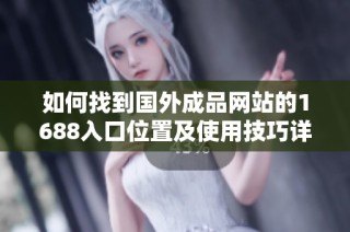 如何找到國外成品網站的1688入口位置及使用技巧詳解