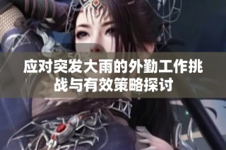 應對突發大雨的外勤工作挑戰與有效策略探討