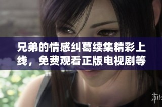 兄弟的情感糾葛續集精彩上線，免費觀看正版電視劇等你來追劇