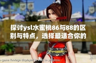 探討ysl水蜜桃86與88的區別與特點，選擇最適合你的完美色號