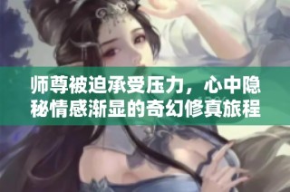 師尊被迫承受壓力，心中隱秘情感漸顯的奇幻修真旅程