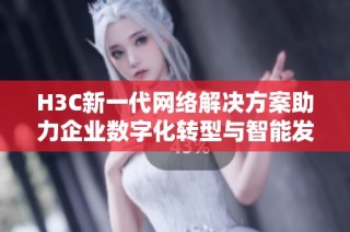 H3C新一代網絡解決方案助力企業數字化轉型與智能發展