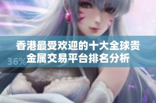香港最受歡迎的十大全球貴金屬交易平臺排名分析