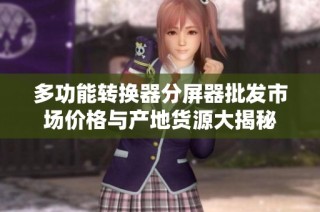 多功能轉換器分屏器批發市場價格與產地貨源大揭秘