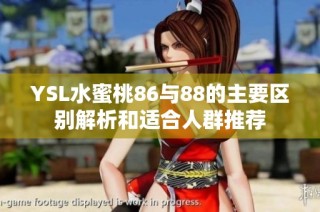 YSL水蜜桃86與88的主要區(qū)別解析和適合人群推薦