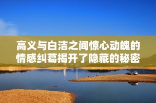 高義與白潔之間驚心動(dòng)魄的情感糾葛揭開(kāi)了隱藏的秘密與欲望之網(wǎng)