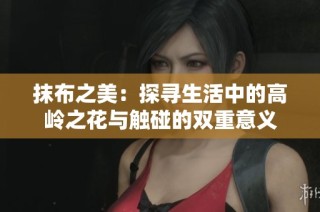 抹布之美：探尋生活中的高嶺之花與觸碰的雙重意義