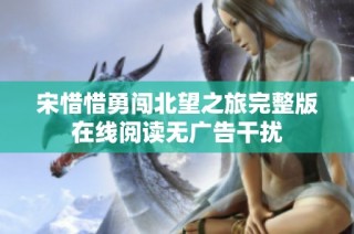 宋惜惜勇闖北望之旅完整版在線閱讀無廣告干擾