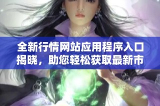 全新行情網站應用程序入口揭曉，助您輕松獲取最新市場動態