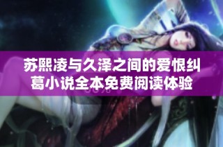 蘇熙凌與久澤之間的愛恨糾葛小說全本免費閱讀體驗