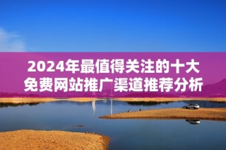 2024年最值得關(guān)注的十大免費網(wǎng)站推廣渠道推薦分析