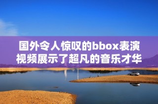 國外令人驚嘆的bbox表演視頻展示了超凡的音樂才華與創(chuàng)意魅力