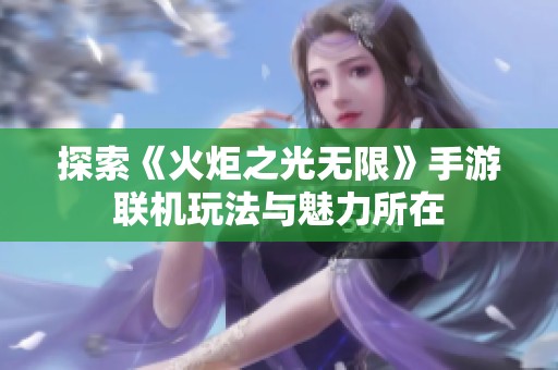 探索《火炬之光無限》手游聯機玩法與魅力所在