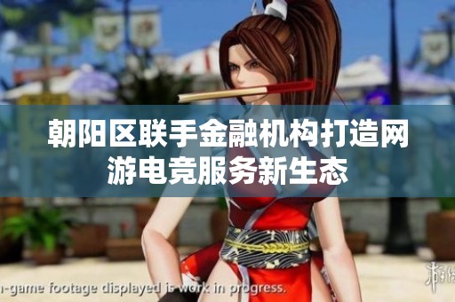 朝陽區(qū)聯(lián)手金融機(jī)構(gòu)打造網(wǎng)游電競服務(wù)新生態(tài)