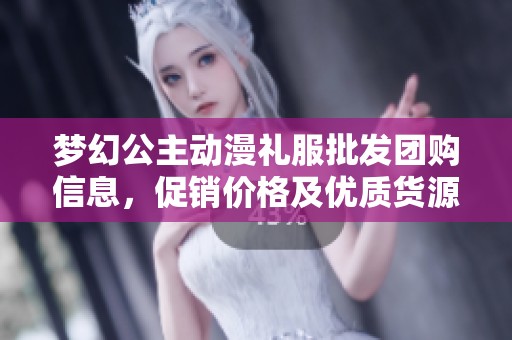 夢幻公主動漫禮服批發(fā)團購信息，促銷價格及優(yōu)質貨源推薦