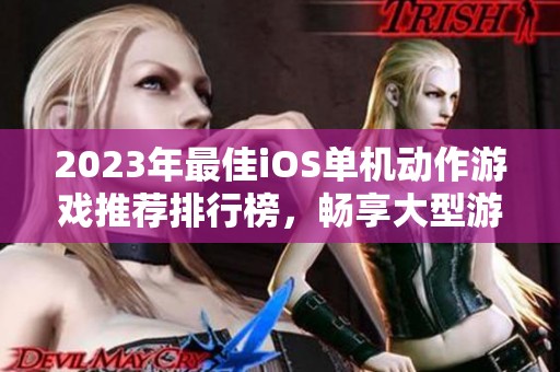 2023年最佳iOS單機(jī)動作游戲推薦排行榜，暢享大型游戲樂趣