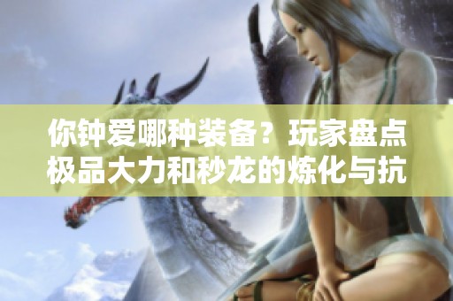 你鐘愛哪種裝備？玩家盤點(diǎn)極品大力和秒龍的煉化與抗冰特點(diǎn)