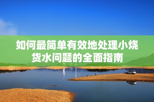 如何最簡單有效地處理小燒貨水問題的全面指南