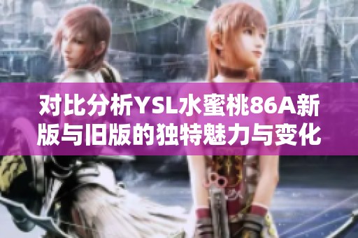 對比分析YSL水蜜桃86A新版與舊版的獨特魅力與變化之處