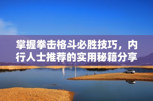掌握拳擊格斗必勝技巧，內行人士推薦的實用秘籍分享