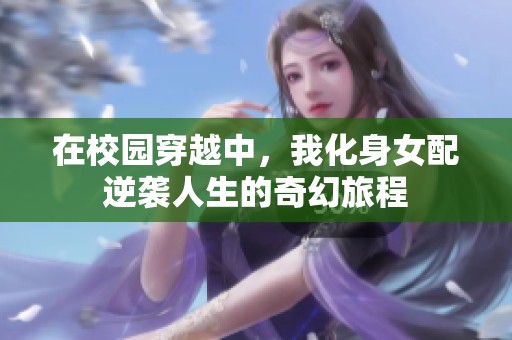 在校園穿越中，我化身女配逆襲人生的奇幻旅程