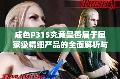 成色P31S究竟是否屬于國(guó)家級(jí)精細(xì)產(chǎn)品的全面解析與評(píng)估