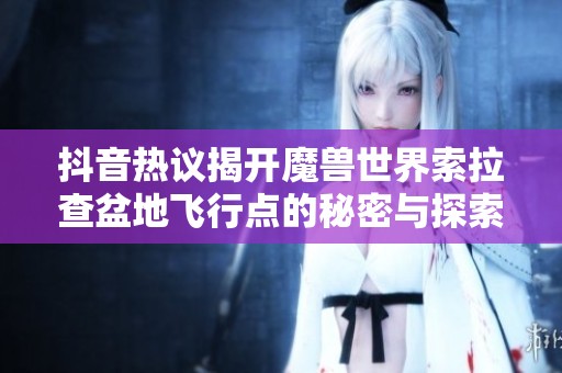 抖音熱議揭開魔獸世界索拉查盆地飛行點的秘密與探索之旅