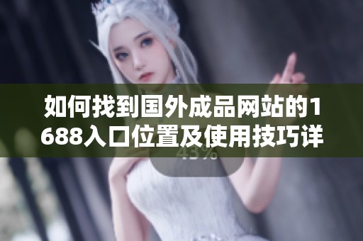 如何找到國外成品網(wǎng)站的1688入口位置及使用技巧詳解