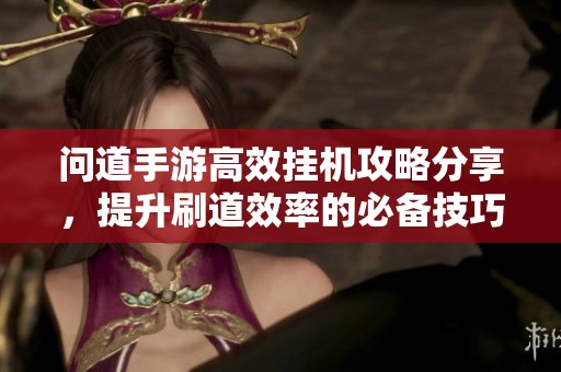 問(wèn)道手游高效掛機(jī)攻略分享，提升刷道效率的必備技巧與工具使用指南