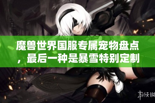魔獸世界國服專屬寵物盤點，最后一種是暴雪特別定制版