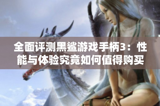 全面評測黑鯊游戲手柄3：性能與體驗究竟如何值得購買嗎