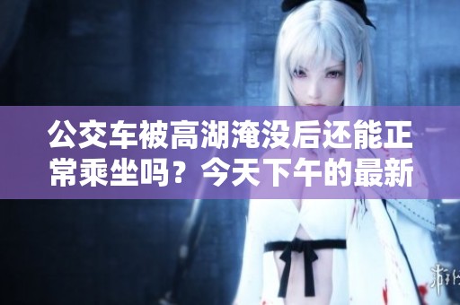 公交車被高湖淹沒后還能正常乘坐嗎？今天下午的最新情況分析