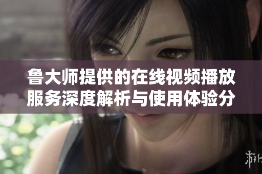 魯大師提供的在線視頻播放服務深度解析與使用體驗分享
