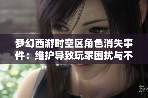 夢幻西游時空區(qū)角色消失事件：維護導(dǎo)致玩家困擾與不滿的思考
