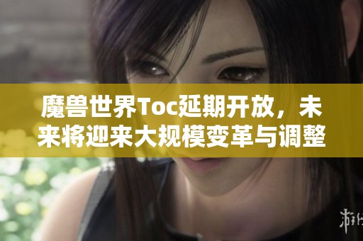 魔獸世界Toc延期開放，未來將迎來大規模變革與調整
