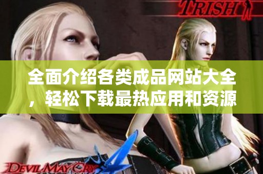 全面介紹各類成品網(wǎng)站大全，輕松下載最熱應(yīng)用和資源