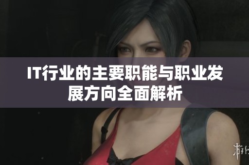 IT行業的主要職能與職業發展方向全面解析