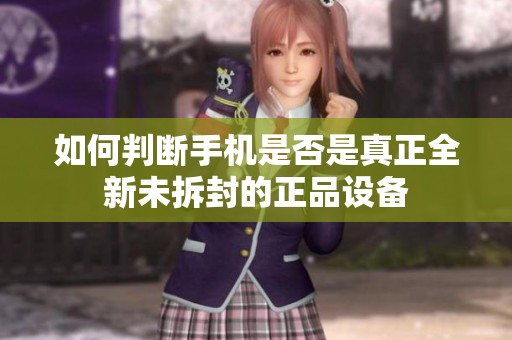 如何判斷手機是否是真正全新未拆封的正品設備