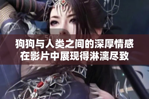 狗狗與人類之間的深厚情感在影片中展現得淋漓盡致