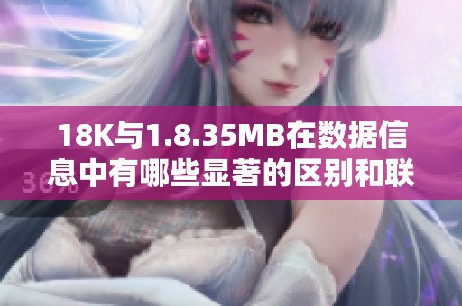 18K與1.8.35MB在數據信息中有哪些顯著的區別和聯系解析